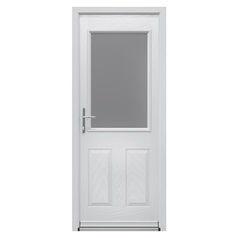 Crafton White Composite Door