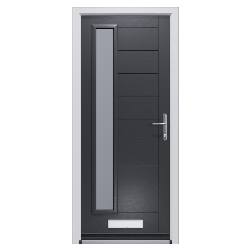 Monza Anthracite 920mm Left Hand Composite Door