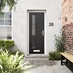 Monza Black 870mm Left Hand Composite Door
