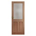 Howdens Mondello H2XG External Frosted Glazed Door