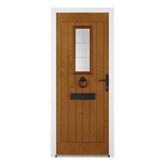 Kingston Oak 870 Left Hand Composite Door