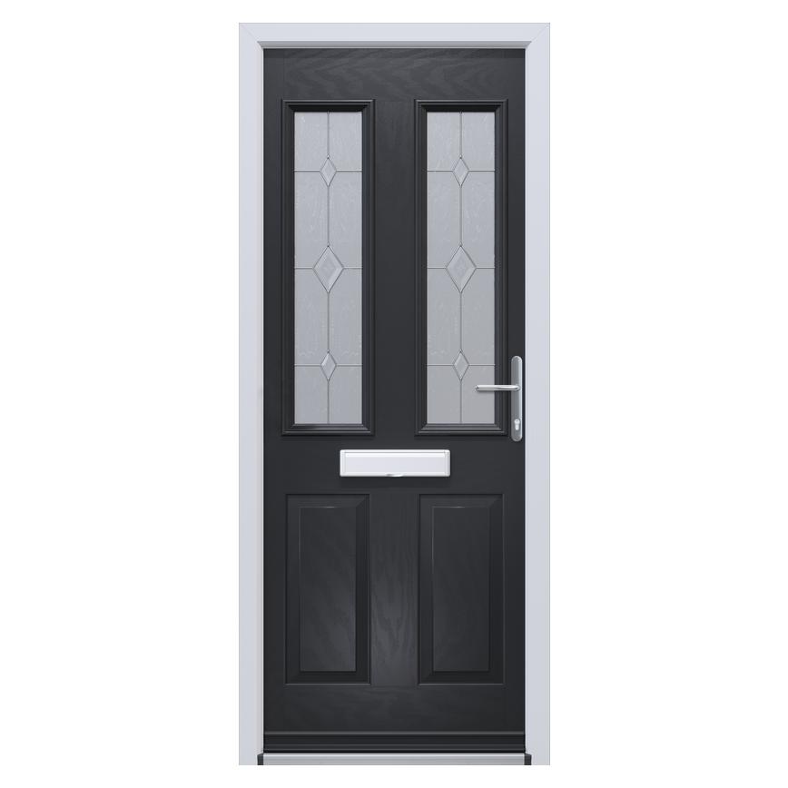 Clifton Anthracite 870 Left Hand Composite Door