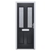 Clifton Anthracite 870 Left Hand Composite Door