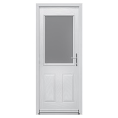 Crafton White 870 Left Hand Composite Door