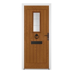 Kington Oak 920 Left Hand Composite Door
