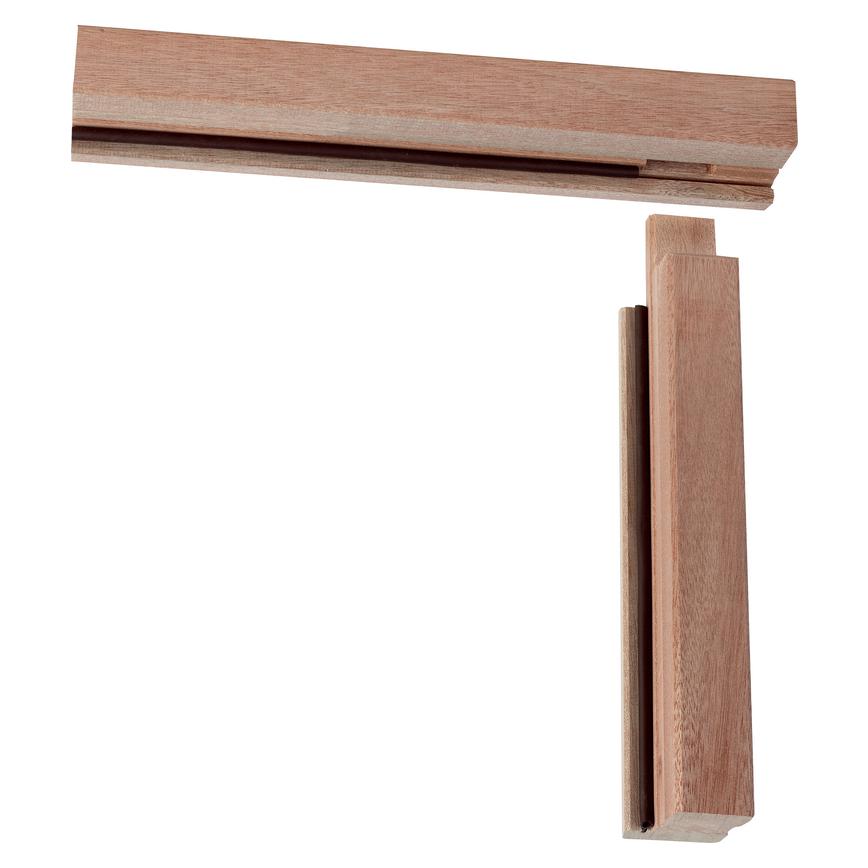 Unassembled Double Hardwood Door Frame, Opens out (With Hardwood Sill)