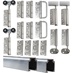 PC Henderson Roomflex Pro 3 Plus 2 Configuration Room Divider Bi-Fold Door Kit