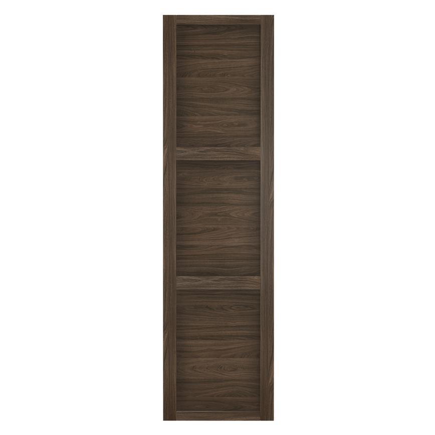 Shaker Walnut Panelled 610mm x 2225mm Sliding Wardrobe Door
