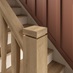 Cheshire Mouldings Oak Shadow Full Newel Cap