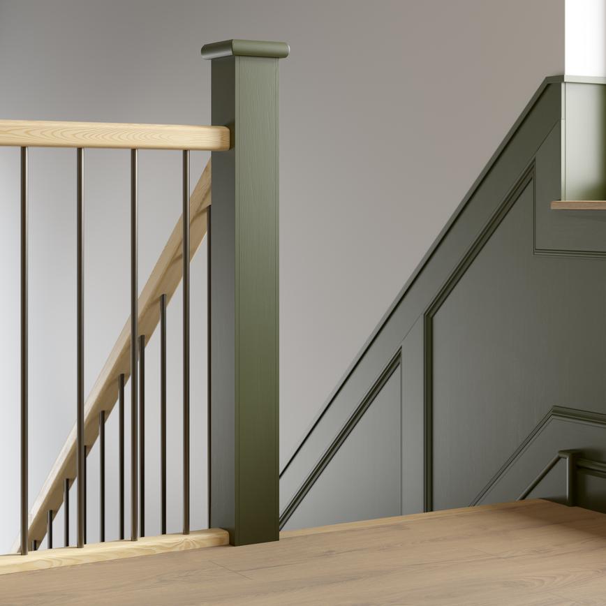 Re-Newel Cladding Kit Landing Close Up