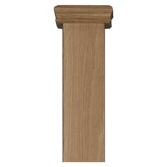 Howdens Oak Newel Post and Cap