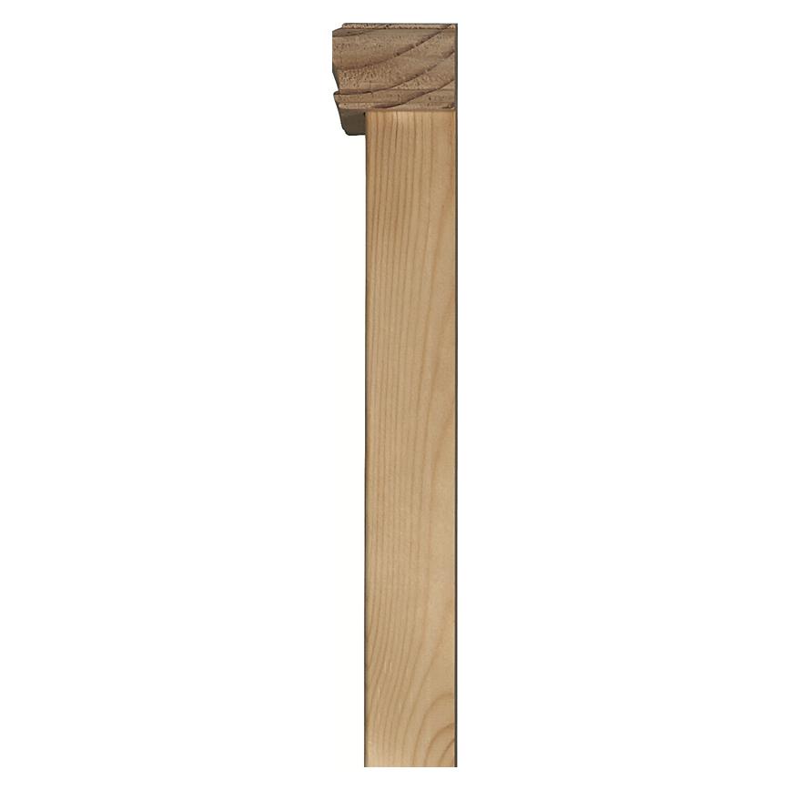 Howdens Softwood Half Newel Post and Cap