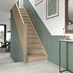 Staircase and Polar Oak Floor