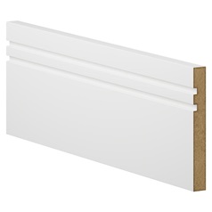 120mm Burford Double Groove Skirting 14.5mm