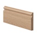 Howdens 4.2m x 119mm Torus Oak Veneered MDF Skirting Board