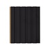 Matt Black Reeded Panelling