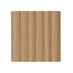 Howdens 2.6m x 197mm Halesworth Oak Wrapped MDF Wide Ribbed Wall Panelling
