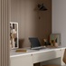 Oak Reeded Panelling Home Office