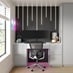 Black Acoustic Wall Panelling Gaming Room