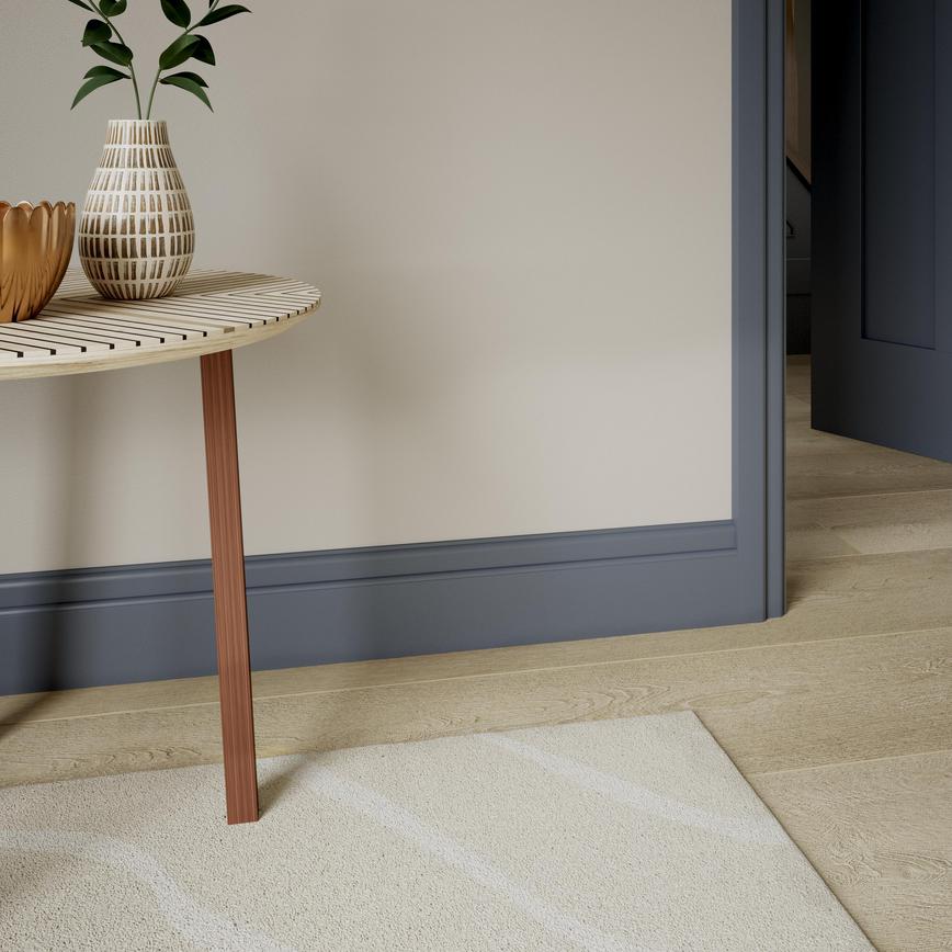 Howdens 4.2m x 170mm Lambs Tongue White MDF Skirting Board