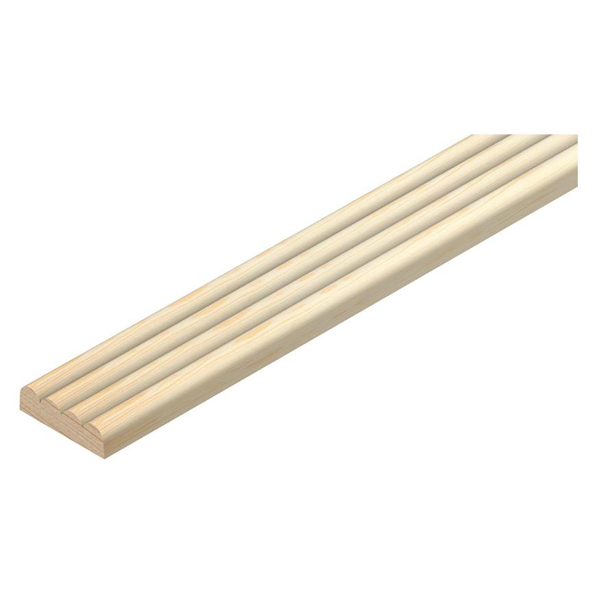 Howdens 2.4m x 6mm Softwood Reeded Decorative Mouldings