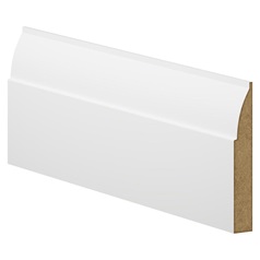 Howdens 4.2m x 120mm Ovolo White MDF Skirting Board