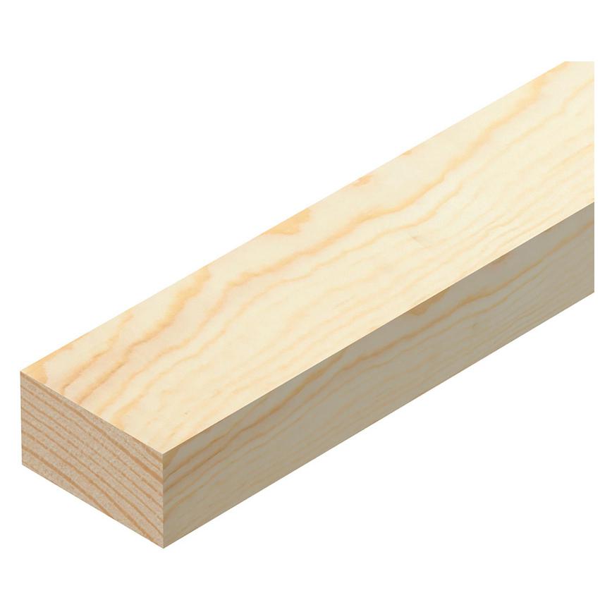 Howdens 2.4m x 34mm Softwood Planed Square Edge