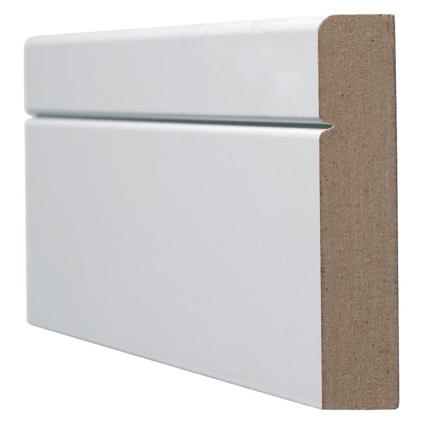 Howdens Burford Contemporary White Skirting Board Howdens