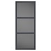 Shaker Graphite Frame Panelled Mirrored