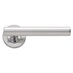 Eclipse Lecco Lever on Rose Polished Stainless Steel Door Handle Single