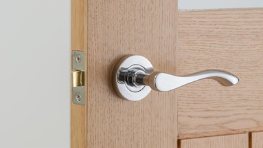 Fino Polished Chrome Rose Handle