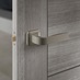 Daytona Grey Laminate 2ft0 door and Manet Satin Nickel Handle Cameo