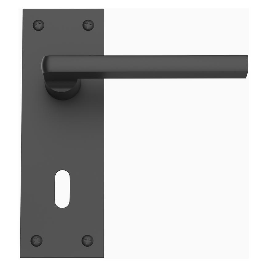 Munch Lever on Backplate Lock Anthracite Handle