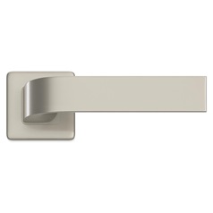 Manet Satin Nickel Lever on Rose Door Handle Pair