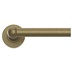Fuller and Forge Como Antique Brass Lever on Rose Door Handle Pair