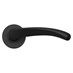 Garda Matt Black Lever on Rose Door Handle Pair