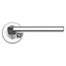 Munch Polished Chrome Lever on Rose Door Handle Pair
