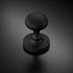 Beehive Knob Matt Black Studio