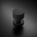 Iseo Knurled Knob Matt Black Studio