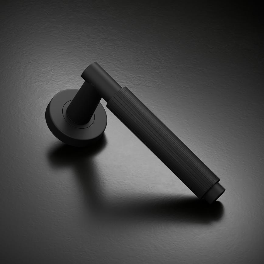 Orta Fluted Rose Matt Black Studio