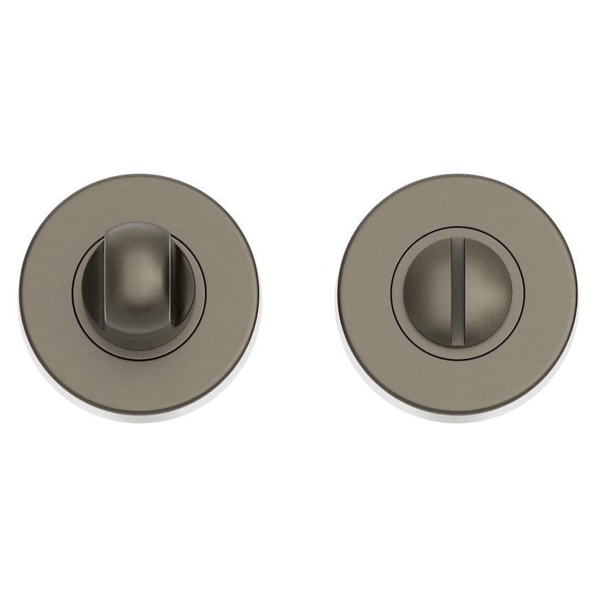 Satin Bronze Round Bathroom Turn