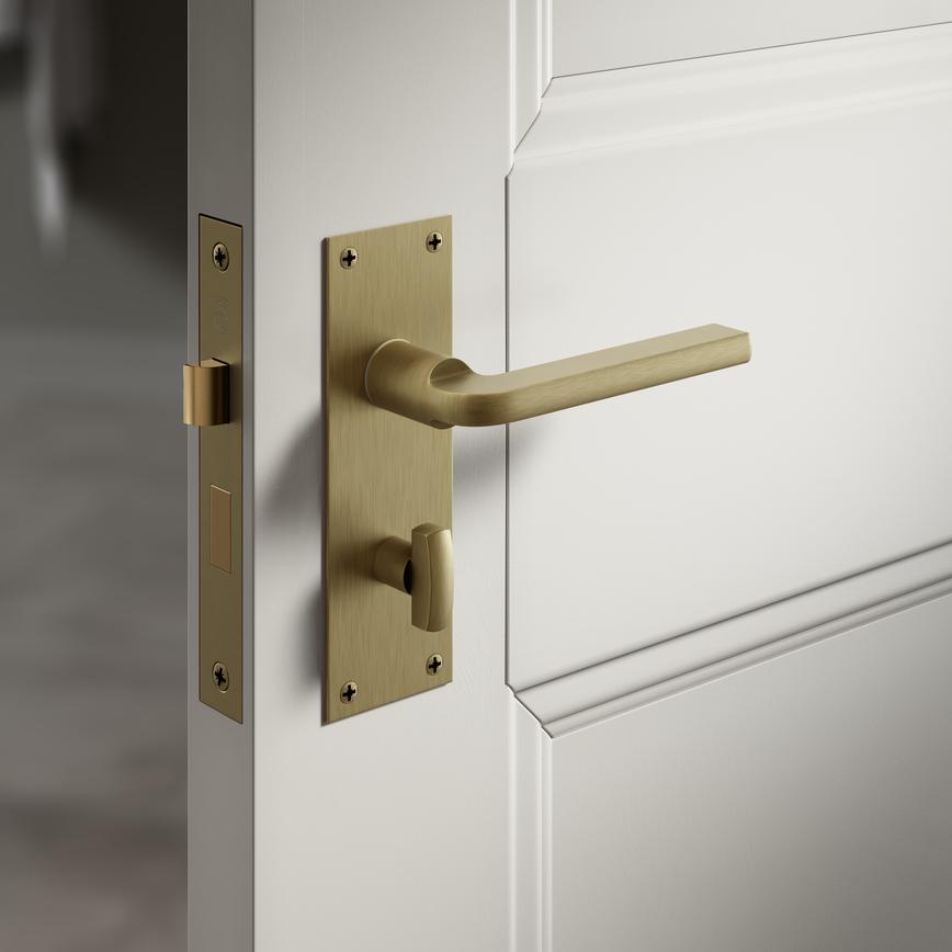 Munch Lever Slim Backplate Bathroom Anthracite Bras Situational