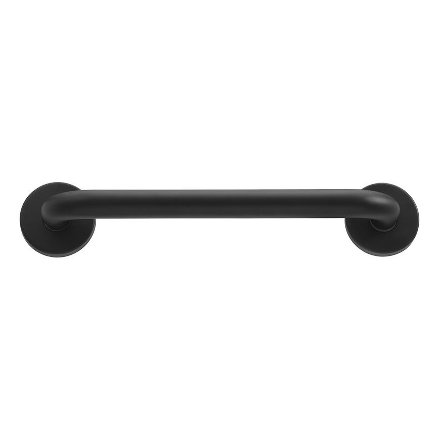 Matt Black 225mm Concealed Fix Fire Rated D Pull Handle Single