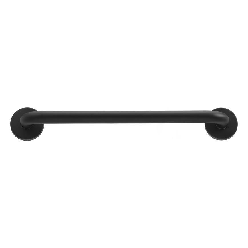 Matt Black 300mm Concealed Fix Fire Rated D Pull Handle Single