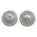 Satin Nickel 52mm Round Bathroom Thumbturn and Release