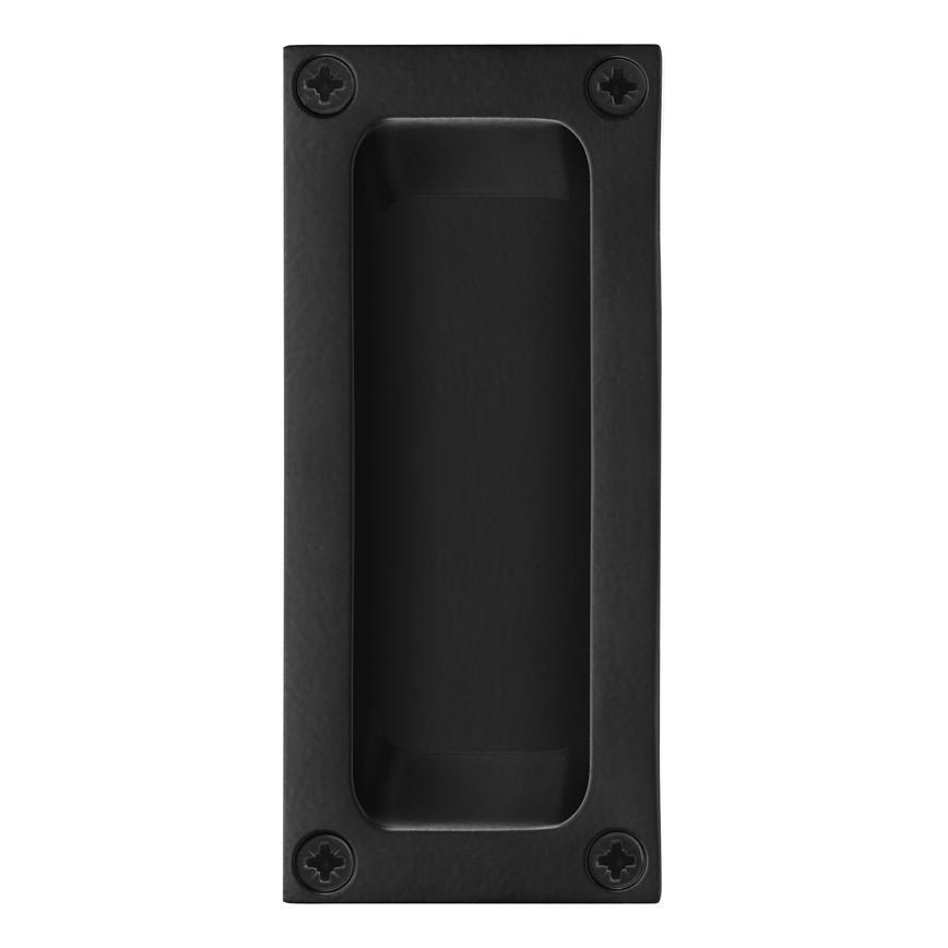 Matt Black 102mm Flush Pull Handle Single