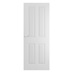 Howdens Donnington 6'6 x 2'6" White Smooth 4 Panel Moulded Door"