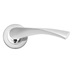 Sofia Polished Chrome Lever on Rose Door Handle Pair