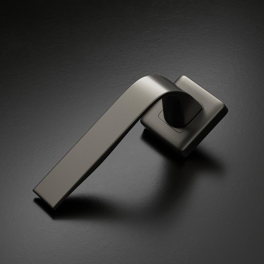 Fuller and Forge Manet Lever on Rose Door Handle Pair Studio