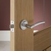 Newington Dual-Tone Chrome Lever on Rose Door Handle Pack